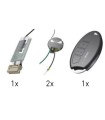 KIT 2 PULS.+1 MANDO 1 PUERTA